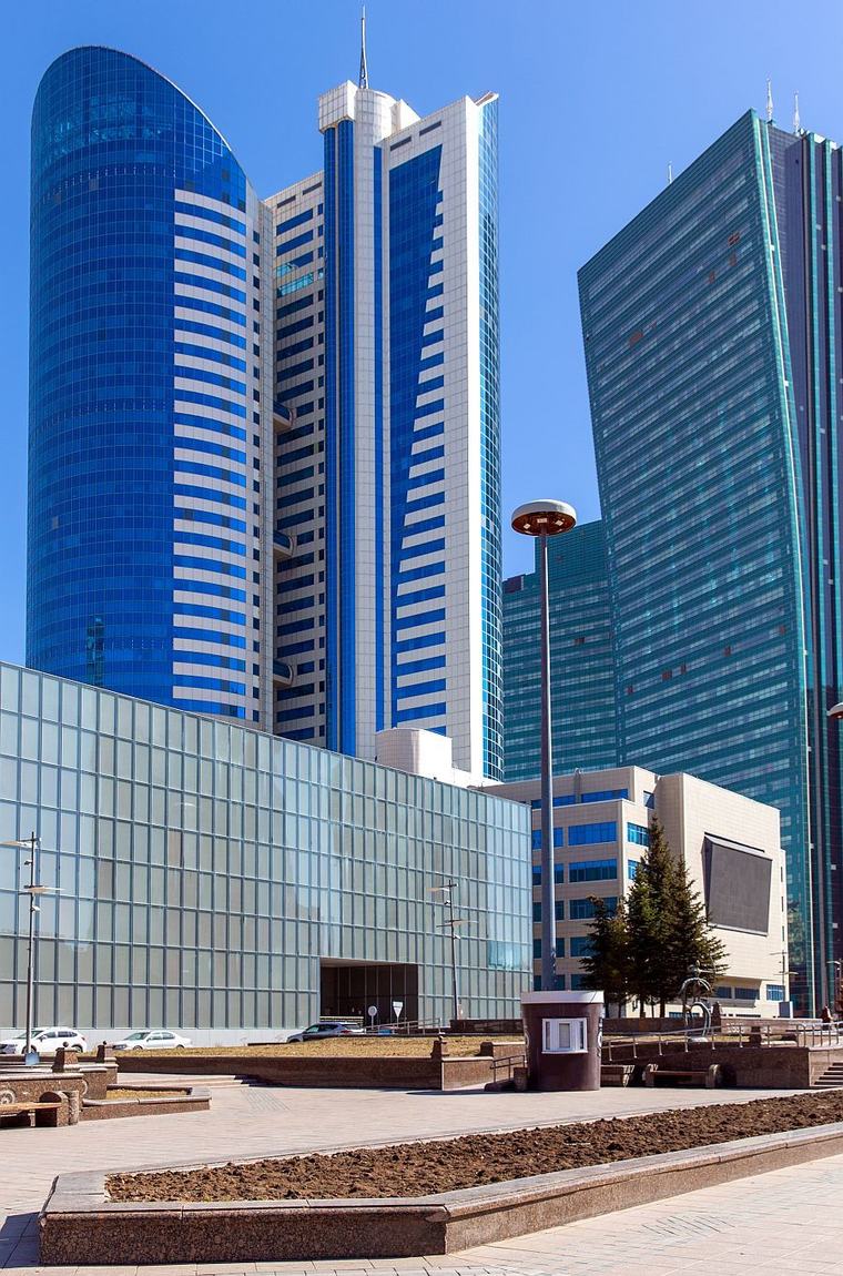 City skyline in Astana, Kazakhstan